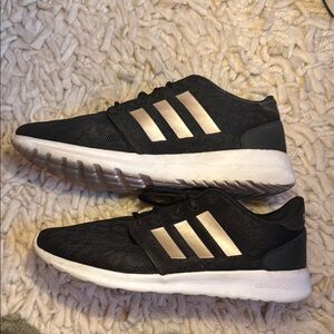 adidas Black and Gold Athletic Shoes